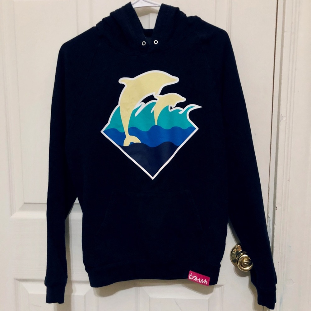 Black Pink Dolphin brand Hoodie